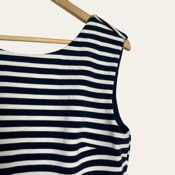 Juicy Couture Regal Angel Stripe Ponte 2 Piece Dress Jacket Set Size L - Picture 4 of 16